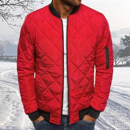 Heren Jackets Men Windscheper Winterjas Gedekte puffer jas Warm Up Kleding Casual Bomber Zip Fashion Cotton Outswear N7V4 230511