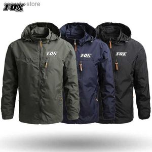 Chaquetas para hombres Hombres a prueba de viento Equipo de ciclismo impermeable Chaqueta de bicicleta MTB Bicyc con capucha Cortavientos Abrigo de pesca Chamarra Motociclista Hombre T231108