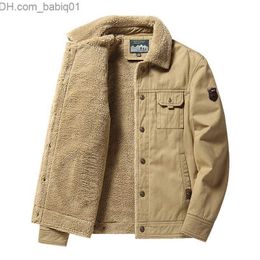 Jaquetas masculinas Casacos de inverno forro de lã mais grosso, jaquetas de inverno quentes de boa qualidade, algodão, jaquetas casuais de algodão, casacos de inverno tamanho 6XL T230804