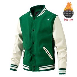 Vestes pour hommes Hommes Hiver Lettre Broderie Baseball Uniforme Veste Manteaux Hommes Automne Rue Rétro Lâche Casual Épaissi Veste Femmes Lâche Top 230227