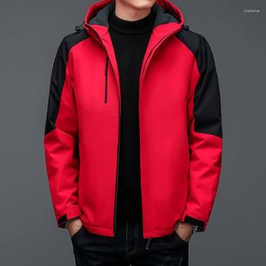 Vestes pour hommes Hommes hiver Streetwear capuche zippé veste de randonnée en plein air surdimensionné vêtements d'extérieur épais manteau coupe-vent décontracté vêtements de sport garçons 3xl