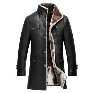 Vestes pour hommes Vêtements pour hommes Véritable cuir de mouton manteau naturel hiver Parka vraie fourrure longue peluche épaisse peau de mouton surdimensionnée pour homme M5XL 231108