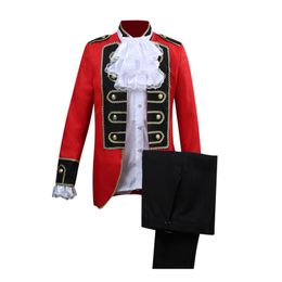 Heren Jassen Mens Kostuums Europese Hof Gothic Stijl Jas Uniformen Performances Jassen Man