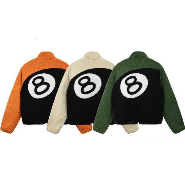 Chaquetas para hombres Diseñador para hombre Chaquetas de billar Otoño Invierno Abrigo térmico grueso Chaqueta de bola Para mujer Lana de cordero Moda Streetwear Sudadera con capucha para hombre