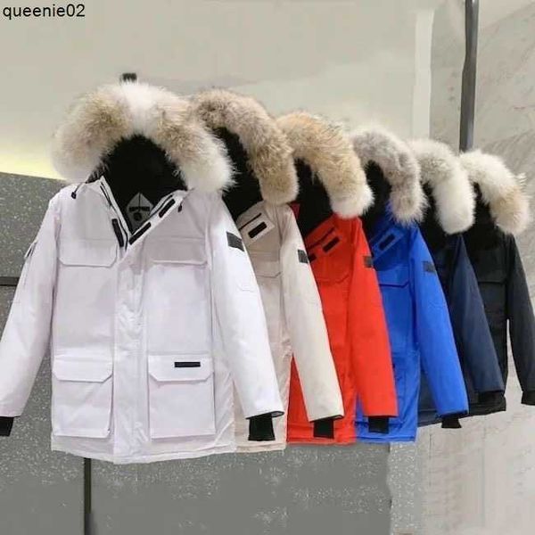 Chaquetas para hombres diseñador para hombres Goos Down Jacket Invierno Top Womans Fashion Parka Impermeable a prueba de viento Premium Cinturón de la capa Correa