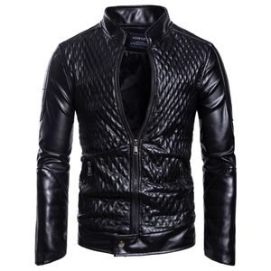 Chaquetas para hombre Chaqueta de cuero de PU de diseñador para hombre Chaqueta de cuero de imitación informal para hombre Abrigo fino de otoño e invierno Envío gratis 240314