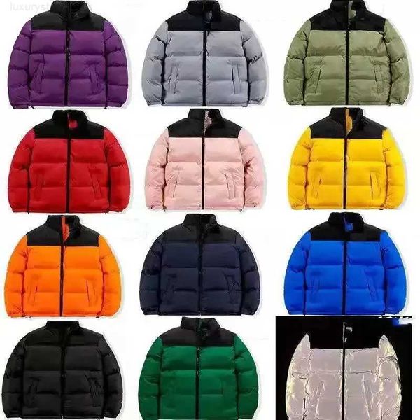 Chaquetas de hombre Chaqueta de plumón para hombre Abrigos de algodón acolchados North Women Streetwear Classic Coat Edition Letras bordadas Patchwork Cara Pareja Sudaderas Hip Hop