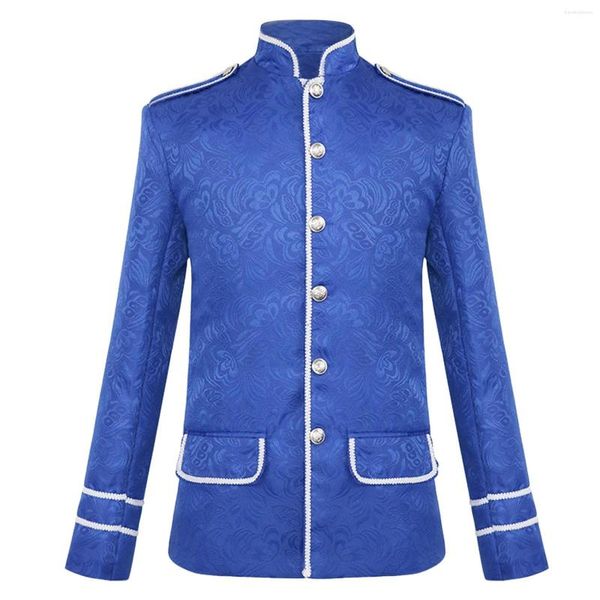 Chaquetas de hombre para hombre Halloween Navidad Steam Retro Punk chaqueta gótica traje abrigo polar cortavientos a prueba de carteristas