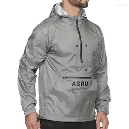 Herenjacks heren hardloopjas sport haped spring herfst outdoor gym jogging lagen windbreaker casual