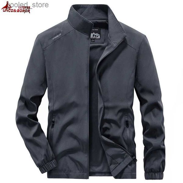 Chaquetas para hombres para hombre primavera otoño ligero bombardero chaqueta cortavientos casual militar gimnasio joggers corriendo deportes camping senderismo abrigos Q231109