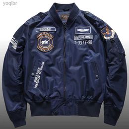 Jackets para hombres Mens Spring Hip Hop Tactical Army Motorcycle Chaqueta MA-1 Pilot de algodón Mens Baseball Bomber Chaqueta S-3xll2404