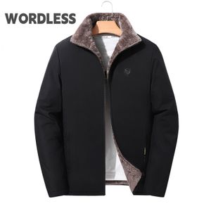 Hommes Vestes Hommes Chaud Plus Velours Hiver Hommes Parkas Fourrure Doublure Épaissir Veste Mâle Casual Pardessus Manteaux Homme Jaqueta Masculina Plus La Taille 9XL 230807