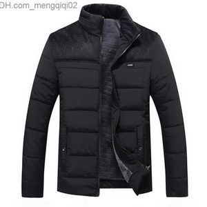 Hommes Vestes Hommes Veste D'hiver 2017 Nouveau Plus Cachemire Blouson Homme Mâle Col Montant Affaires Manteau Garder Au Chaud Épais Splice Coton vêtements Z230710