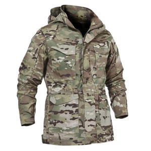 Herenjacks Militaire camouflage jas mannelijke kleding