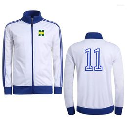 Chaquetas de hombre Misaki Taro Nankatsu traje de Cosplay de escuela primaria NO.11 chaqueta de hombre abrigo uniforme de fútbol