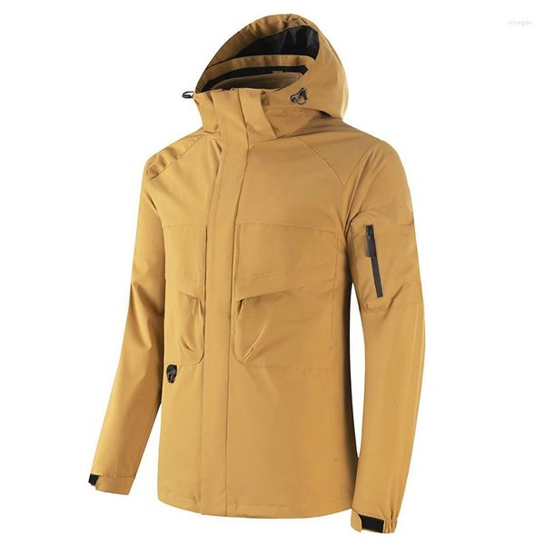 Vestes pour hommes Veste de moto Vêtements masculins Parkas en manteaux Hiver Homme Manteau Hommes Vêtements longs Anorak Tactique Jakets Boy