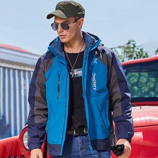 Vestes pour hommes Alpinisme Moto Veste Camping Parkas Mode Hommes Vêtements Pour Hommes Homme Manteaux À Capuchon Hiver Tactique