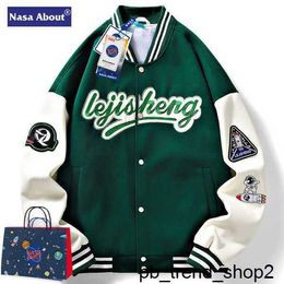 Vestes pour hommes Veste NASA sur Flagship Store Baseball Uniforme Printemps Automne Hiver Nouvelle Mode Couple Veste Casual Grand 7 0NRO