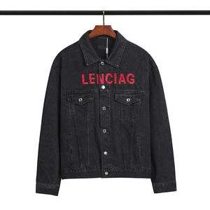 Heren Jackets Nieuwe Hoogte Kwaliteit Casual Fashion Mens Dames Dames Denim Jacket Merkontwerper Jeans Jackets M-3XL FH25