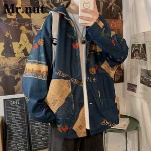 Herenjassen nieuwe heren jas jas street kleding y2k casual jas top heren lente en herfst kleding camping mode Harajuku hoodie Q240523