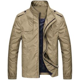 Chaquetas para hombres Niza Primavera Otoño Moda Ropa deportiva Chaqueta Hombre Soporte Cremallera Slim Fit Hombres Casual Hombre y abrigos Abrigo Men's