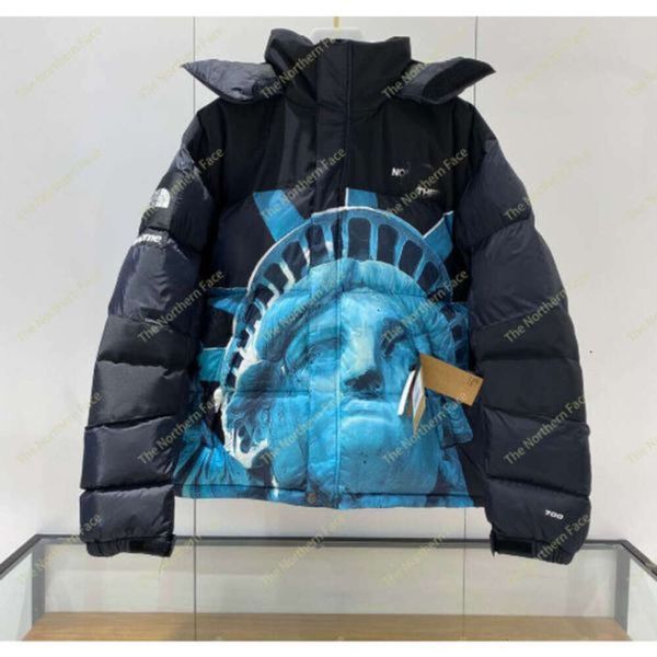 Vestes pour hommes North The Face Jacket x Statue de la Liberté Puffer Men Designer Véritable coupe-vent extérieur Supre Me Semaine 10 Baltoro 2ylba