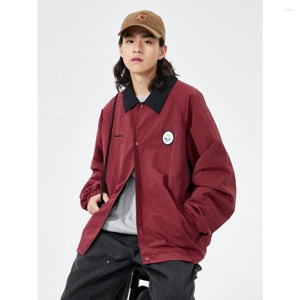 Vestes pour hommes Sport de plein air Streetwear Mode Lâche Casual Vintage Cargo City Garçon Fille Printemps Automne Manteau Unisexe Vêtements d'extérieur