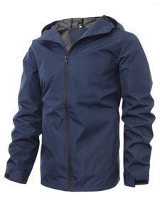 Herenjassen Outdoor Stormjack Lente en herfst Heren Dames Dun winddicht met kleur Waterdichte bergsportkleding