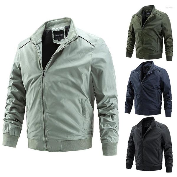 Chaquetas masculinas para hombres de gran tamaño bombardero casual breakbreaker al aire libre para acampar ropa de invierno táctico ropa militar de negocios