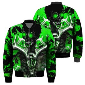 Herenjacks phechion mannen/vrouwen 3d geprinte jas mode streetwear mannen losse sportieve winterjasers van mannen