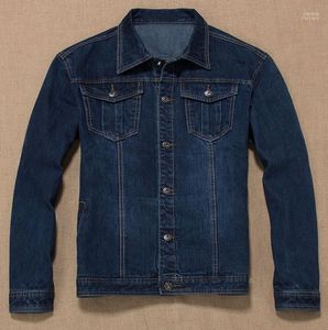 Herenjacks plus maat 8xl 7xl 6xl heren denim mode cowboy motorfiets jas jas klassieke losse mollige mollig outwear1