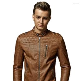 Jackets para hombres más Velvet Faux Leather and Coats Fashion Fashion Spring Winter House Hobly Motorcycle PU Jacket M-XXXL