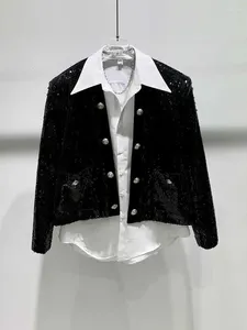 Vestes pour hommes QE0715 Manteaux de mode 2024 Piste de luxe Design européen Vêtements de style de fête