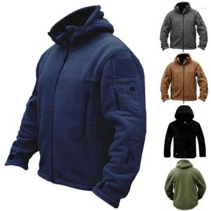 Herenjacks Kwaliteit upgrade knappe tactische jas gevechten militair fleece outdoor sport wandelen uniform zachte capuchoneded