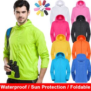 Vestes pour hommes coupe-vent à séchage rapide hommes femmes vestes imperméables pour hommes imperméable veste de pluie manteau protection solaire vêtements pêche camping 230710