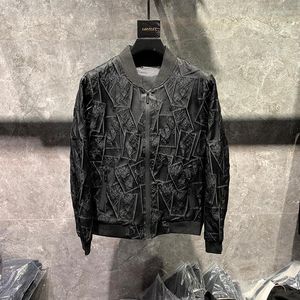 Vestes pour hommes Veste de luxe noire en relief pour hommes réels / Veste de smoking de modèle de mode / Casual