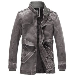 Heren Jackets S Brand Motorcycle Men Fur Jacket de Masculina Mens Leather Coats Jaqueta Couro 230213