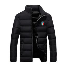 Herenjassen Verkoop Donsjack Zachte Rits Jas Herfst Effen Kleur Italië Sport Casual Trendy Herenkleding Uitloper