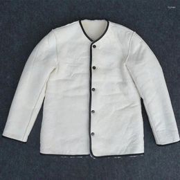 Vestes pour hommes Veste de mouton fourrure tout-en-un en cuir entier intérieur entièrement en cuir tabouret tablé de moutons épaissis