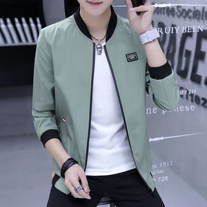 Heren Jackets Solid Color Casual Jacket M-4XL XXXXL MEN MEN Spring Herfst Outerwear Mandarijn Kraagkleding 221206