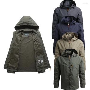 Vestes pour hommes printemps et automne manteau vêtements d'alpinisme à la mode coupe-vent veste de sport de plein air porter