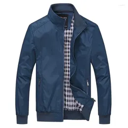 Chaquetas para hombre, tendencia de moda de primavera y otoño, chaqueta de talla grande, informal, relajado, cómodo, impermeable, abrigo de alta calidad