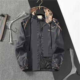 Vestes pour hommes printemps et veste à capuche d'automne décoration de coton Matériau Coton Men's Casual Zipper