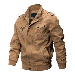 Vestes pour hommes printemps automne blouson aviateur hommes armée militaire entraînement coupe-vent manteaux tactiques