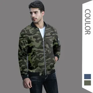 Vestes pour hommes printemps automne veste de camouflage mode manteau décontracté