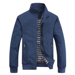 Chaquetas de hombre Primavera Otoño Casual Sólido Moda Slim Bomber Hombres Abrigo Llegada Béisbol M6XL 8XL Top 230130