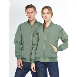 Herenjacks Spring Autumn Workwear Oversize Green Work Pilot Jacket Business Team Kleding Baseball jas plus size bomber 4xl 5xl