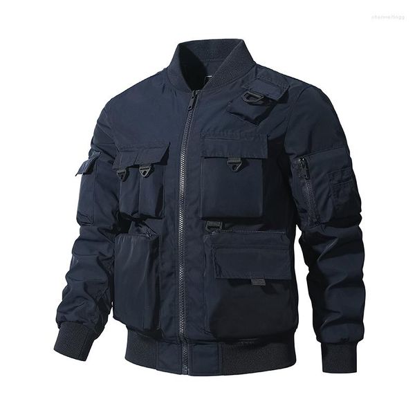 Hommes Vestes Printemps Bomber Cargo Veste Armée Tactique Vêtements Automne Coupe-Vent Pilote Moto Survêtement Militaire Uniforme Manteau Mâle