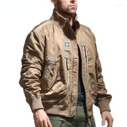 Vestes pour hommes printemps bombardier militaire Camping en plein air manteau imperméable hiver à la mode tactique grande taille veste personnalisée