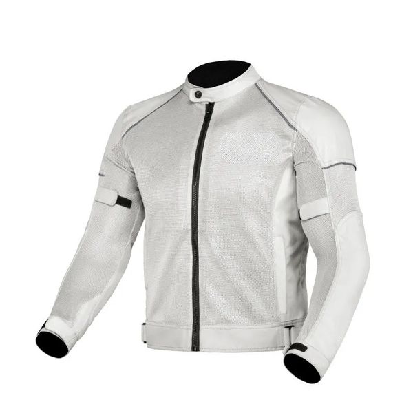 Vestes pour hommes Veste de moto d'été Hommes Moto Équipement de protection Motocross Enduro Racing Respirant Oxford Veste Moto Vêtements 231010